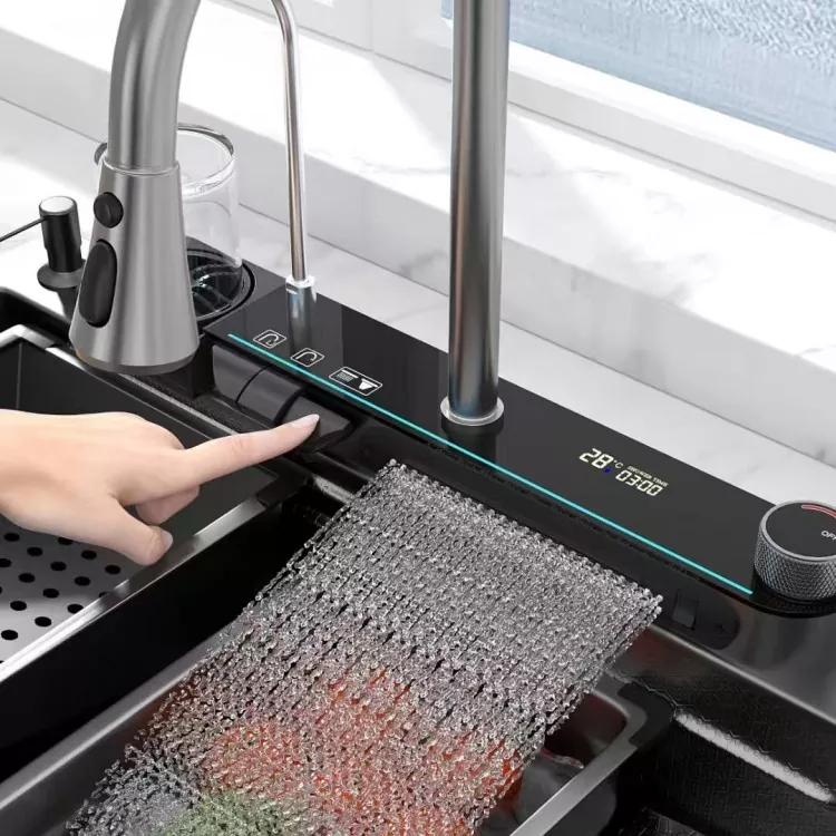 အဘယ်ကြောင့်ဆိုသော် Stainless Steel Smart Digital Display Faucet သည် ခေတ်မီမီးဖိုချောင်ရေထိန်းချုပ်မှု၏အနာဂတ်ကို အပူချိန်ထိန်းညှိပေးရခြင်းဖြစ်ပါသည်။