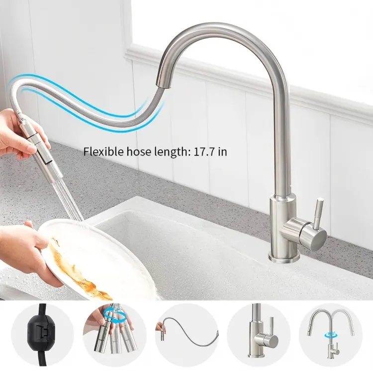 Touchless မီးဖိုချောင် Faucet Touchless မီးဖိုချောင် Faucet